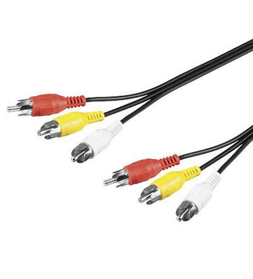 Cablu 3x RCA 10m Goobay