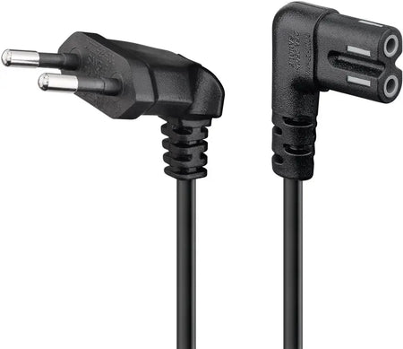 Cablu 90 grade 3m cu priza Europeana C7 2-pin pentru boxe Sonos /PlayStation 3/4/5 /Xbox One/One X negru 73020 Goobay