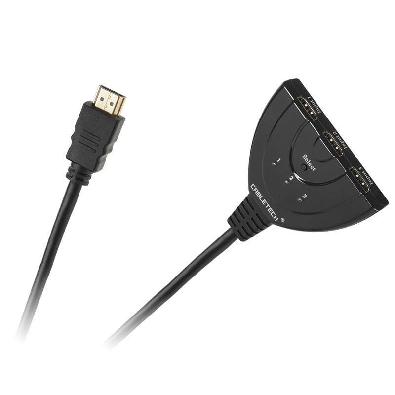 Cablu adaptor 3x HDMI la 1x HDMI Cabletech