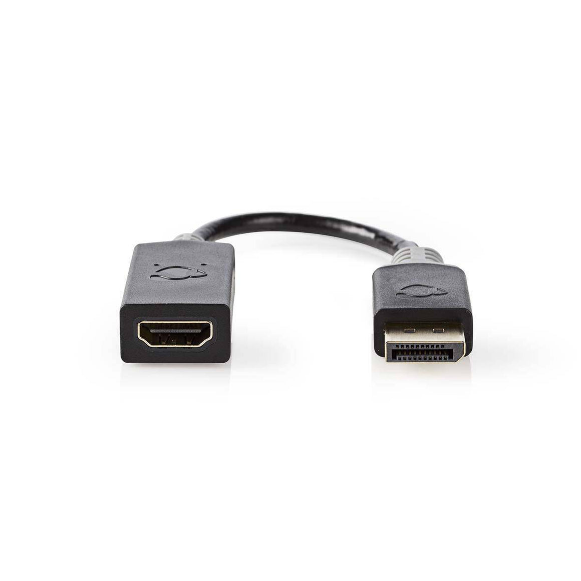 Cablu adaptor 4K DisplayPort v1.2 tata - HDMI mama 0.2m gri Nedis