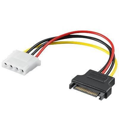 Cablu adaptor alimentare mama sata la mama 5.25 molex Goobay