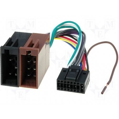 Cablu adaptor auto conector ISO la Kenwood 16 pini 4CarMedia