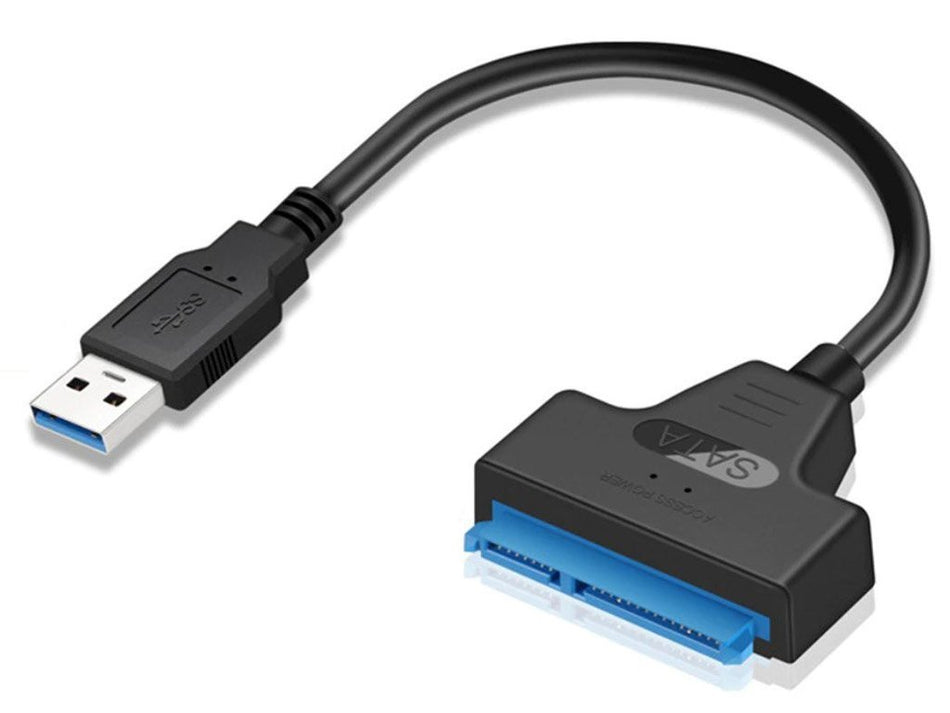 Cablu adaptor convertor USB 3.0 - SATA 22 pini pentru HDD si SSD