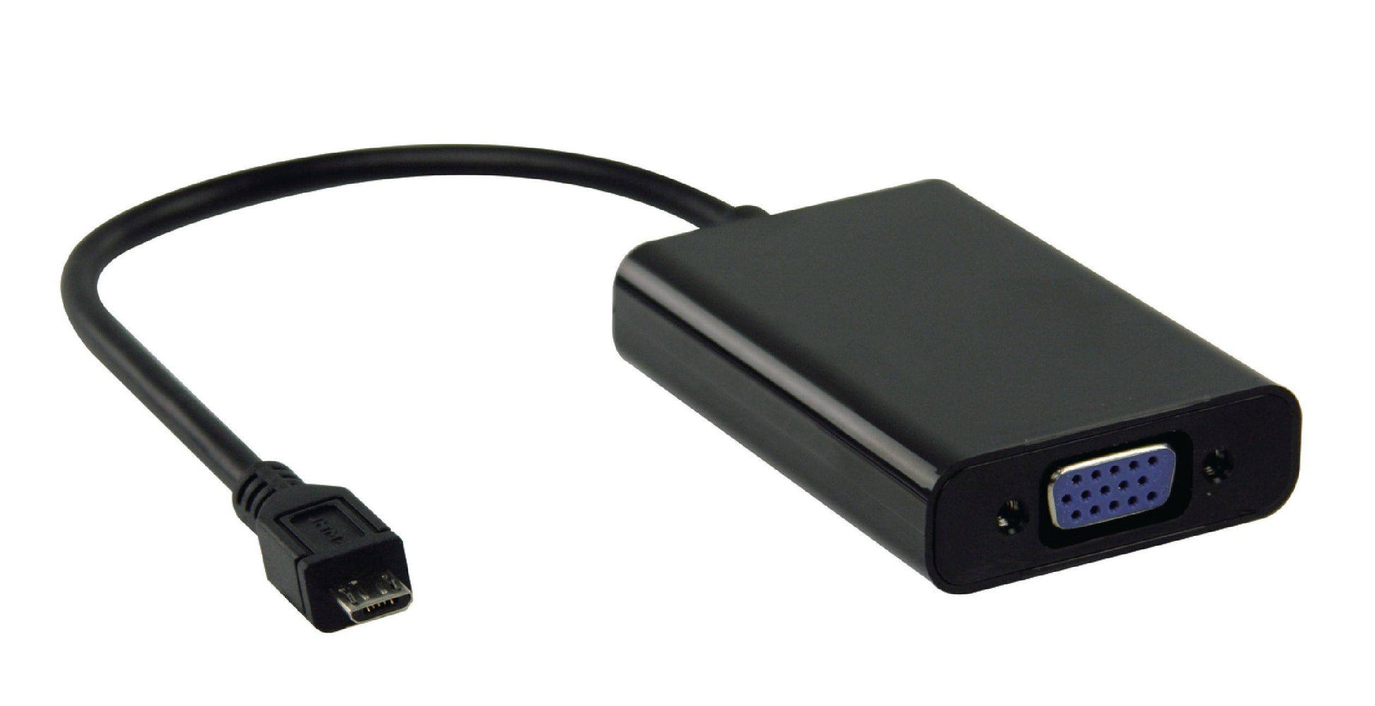 Cablu adaptor MHL micro USB 5 pini - VGA +Jack 3.5 mm 0.2m VALUELINE