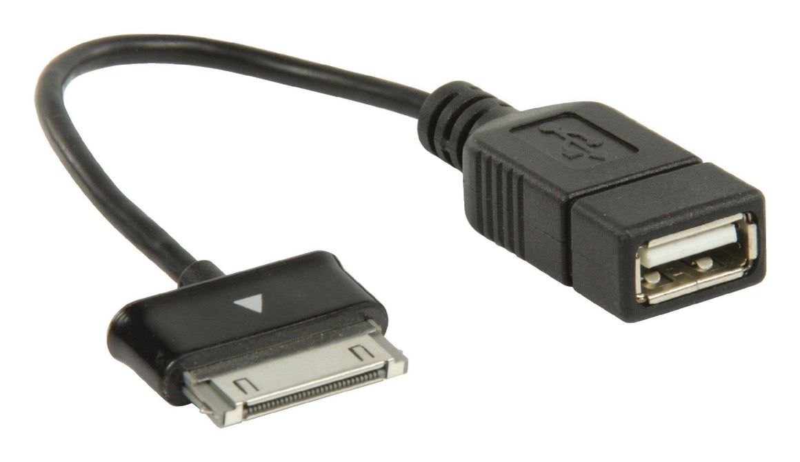 Cablu adaptor OTG USB A - Samsung 30 pini 0.2m Valueline