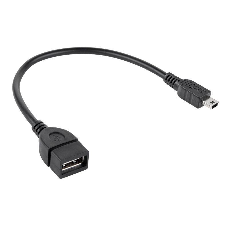 Cablu adaptor pentru casa de marcat fiscala cu functie OTG mini USB tata - USB mama 15cm Conecto