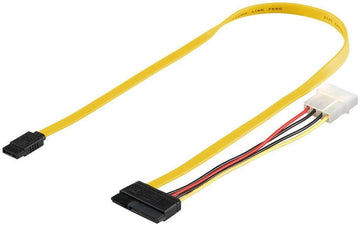 Cablu adaptor sata data power la sata si molex 5.25 Goobay