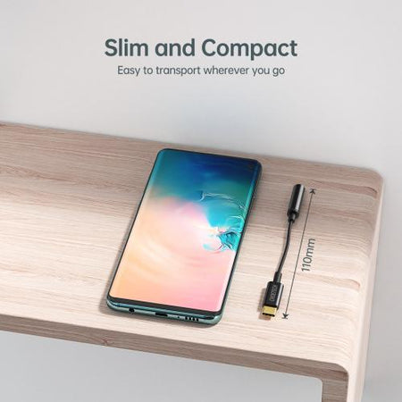 Cablu adaptor USB Type C - Jack 3.5 mm mama casti Choetech AUX003