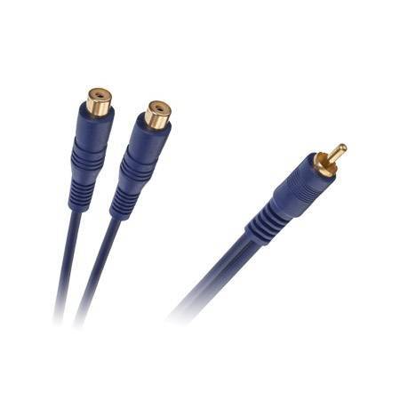 Cablu adaptor Y RCA la 2x RCA mama 0.2m Cabletech