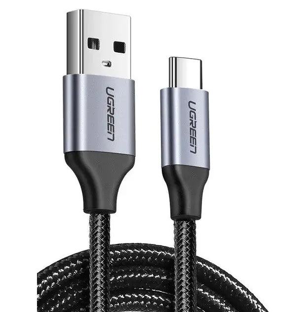 Cablu alimentare /date Ugreen US288 Fast Charging USB 2.0 la USB Type-C 5V /3A 0.25m negru 60124