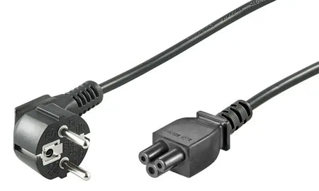 Cablu alimentare laptop 1.8m C5 la schuko 90 grade negru