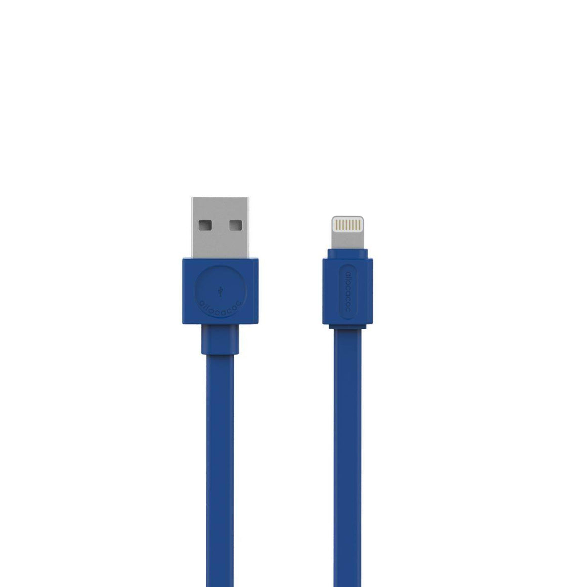 Cablu alimentare sincronizare de date USB - Lightning 1.5m albastru Allocacoc