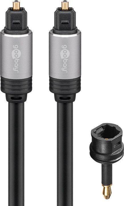 Cablu audio digital Toslink tata - Toslink tata 0.75m Goobay Plus