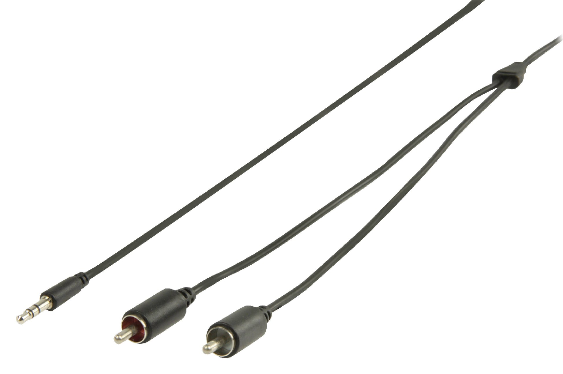 Cablu audio jack stereo 3.5 mm tata - 2x RCA tata 1m negru Valueline