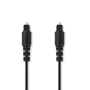 Cablu Audio Optic 1m Toslink tata - Toslink tata 1m negru Nedis