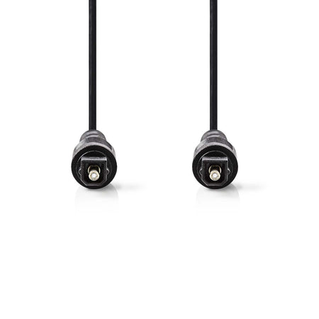 Cablu Audio Optic 1m Toslink tata - Toslink tata 1m negru Nedis