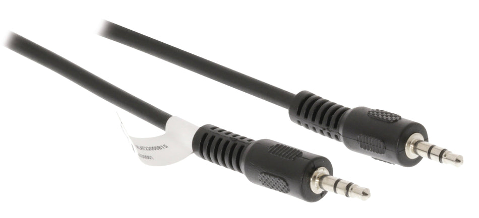 Cablu audio stereo 3.5 mm tata - 3.5 mm tata 1.5m negru Valueline