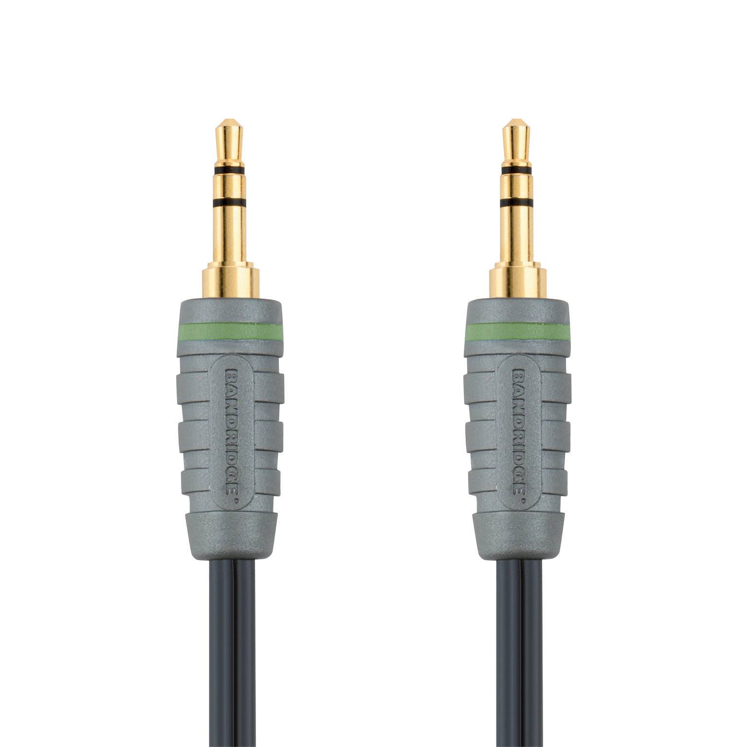 Cablu audio stereo OFC cupru Jack 3.5 mm tata-tata 2m Bandridge