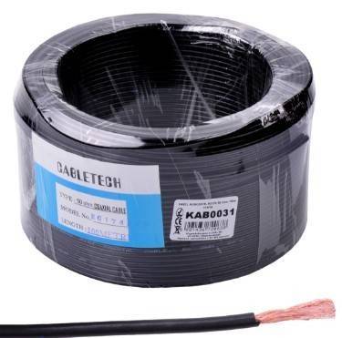 Cablu coaxial RG174 50 ohmi 2.8mm PVC negru CABLETECH