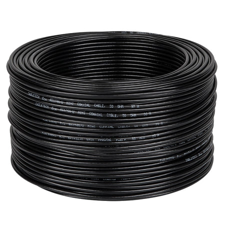 Cablu coaxial RG174 50 ohmi 2.8mm PVC negru CABLETECH