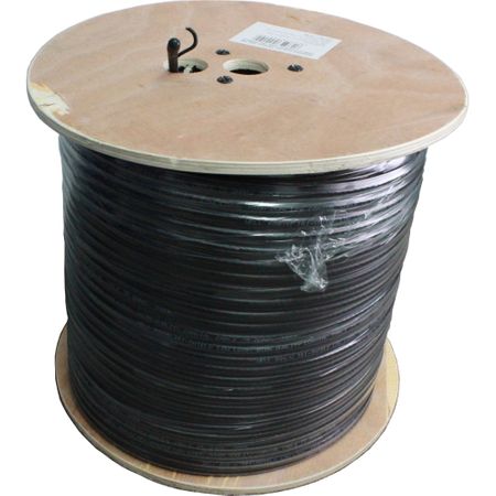 Cablu coaxial RG6 cu sufa 75R cupru ecranat cu folie Al +fire CUPRU 48x0.12mm Well