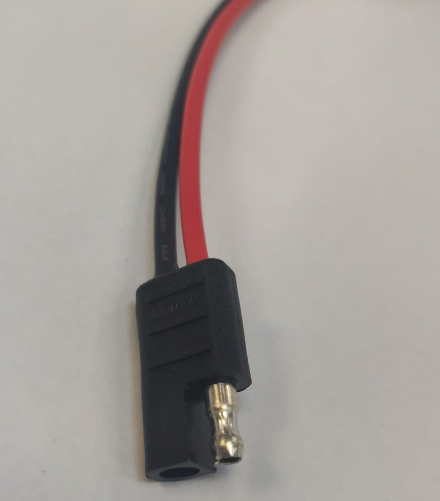 Cablu cu conector TAXI RP PAS 8 mm 14AWG (+ DEZIZ) rosu