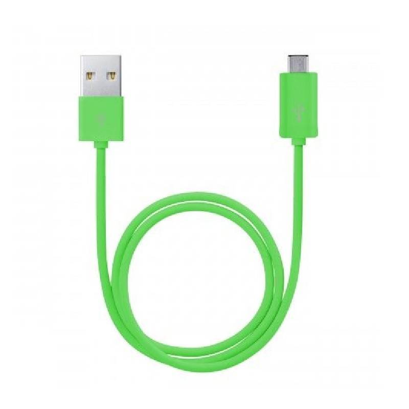 Cablu de date micro USB invelis material plastic diferite culori 1m Delight