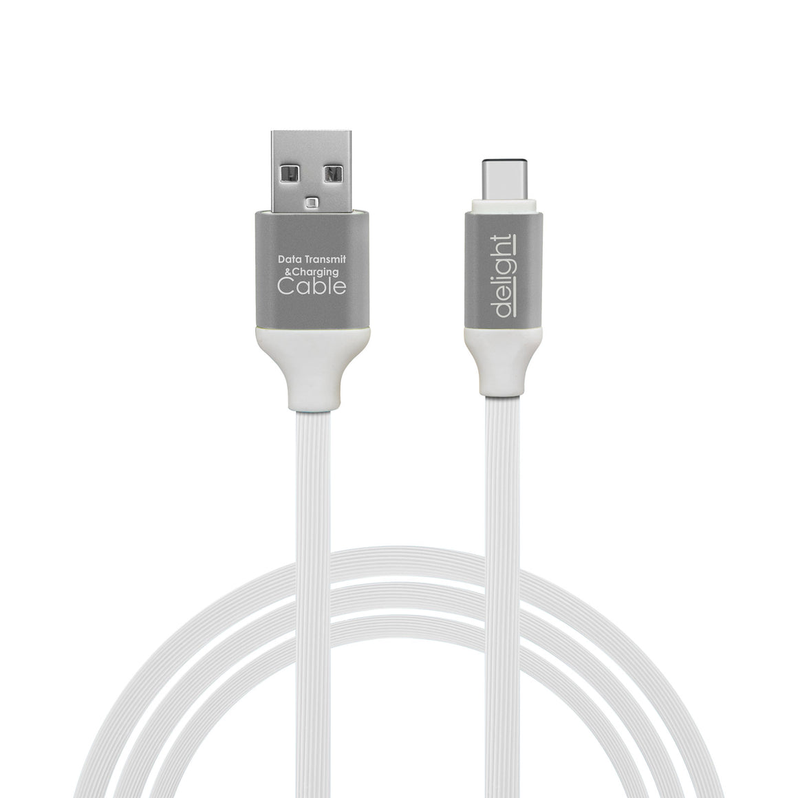 Cablu de date si incarcare USB Type C invelis siliconic 1m 2.1A Delight