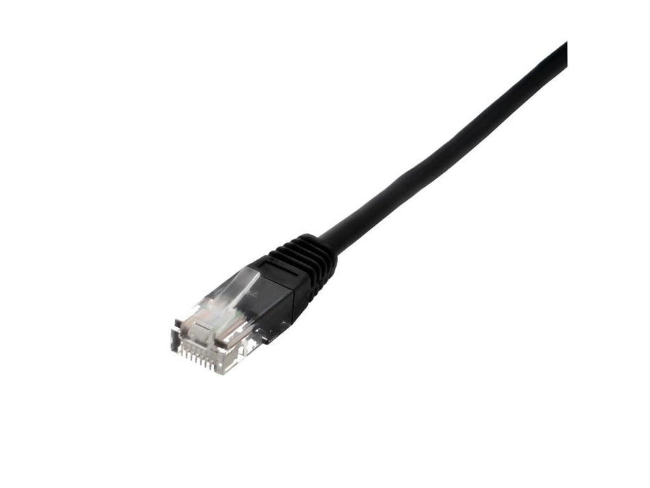 Cablu de retea UTP Cat5e 10m RJ45-RJ45 patch cord negru Well UTP-0008-10BK-WL