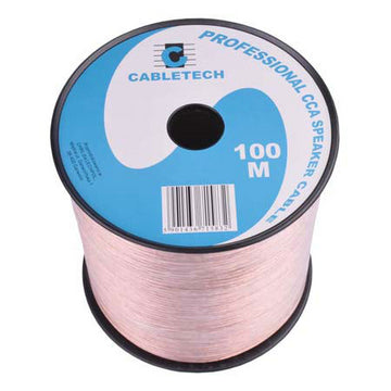 Cablu difuzor CCA 2x1.50mm transparent Cabletech KAB0358