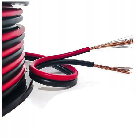 Cablu difuzor rosu/negru 2x0.16mm cupru 1m Cabletech KAB0300