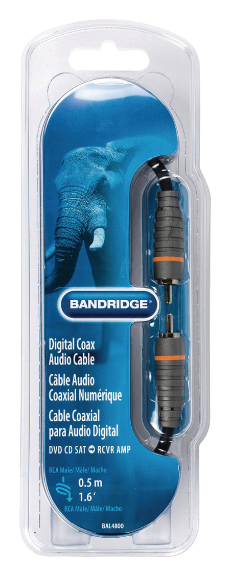 Cablu digital coaxial 0.5m RCA-RCA Bandridge