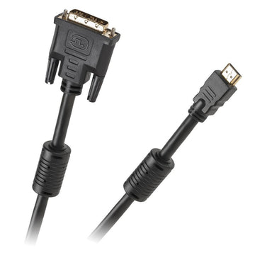 Cablu digital DVI 18+1 - HDMI V1.3B 10m aurit