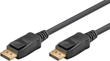 Cablu DisplayPort - DisplayPort V2.0 1m 8K/60Hz 4K/120Hz Full HD 1080p/240Hz negru Goobay 58532