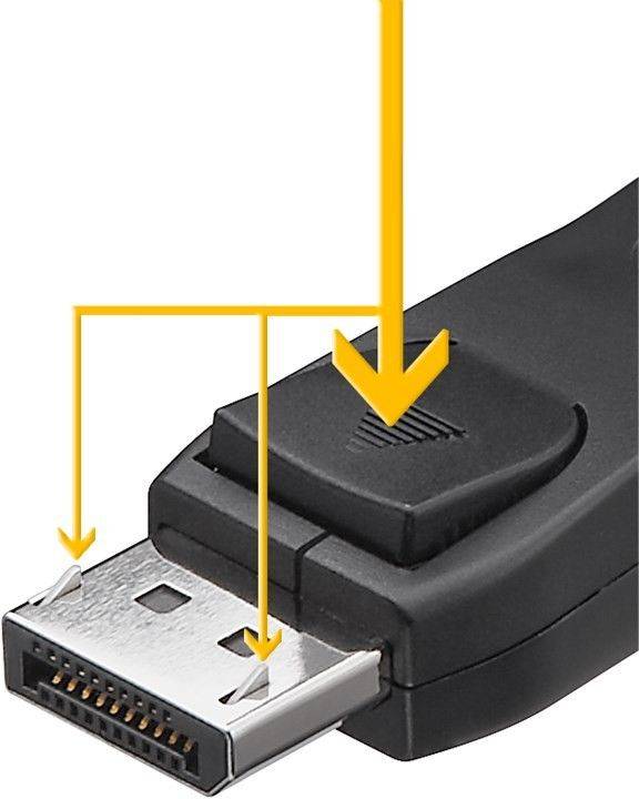 Cablu DisplayPort DP tata la DP tata 1m Goobay