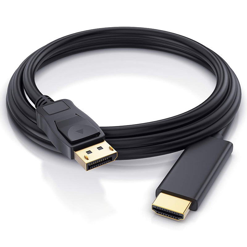 Cablu DisplayPort tata - HDMI tata 10m 1080p aurit KPO-10023 Cabletech