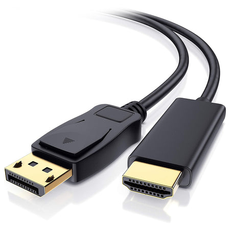 Cablu DisplayPort tata - HDMI tata 10m 1080p aurit KPO-10023 Cabletech