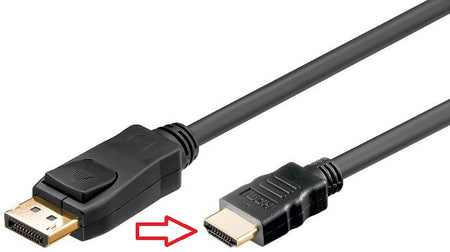 Cablu DisplayPort tata la HDMI tata 3m V1.2 UltraHD