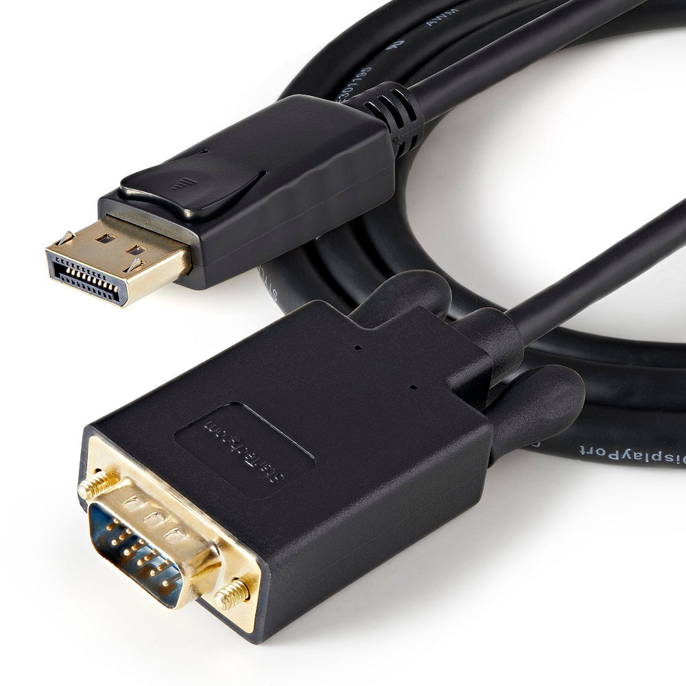 Cablu DisplayPort V1.2 la VGA 5m tata-tata negru CABLU-DP-VGA5