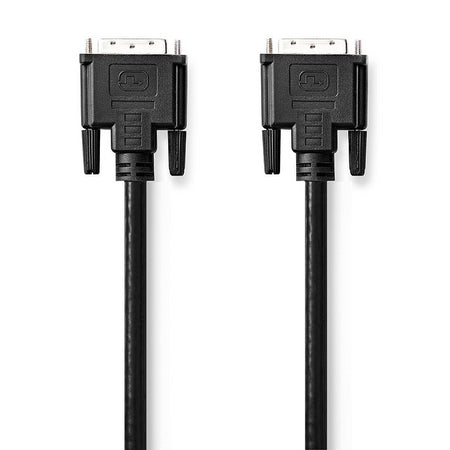 Cablu DVI-D 24+1-Pin tata - DVI-D 24+1-Pin tata 3m negru Nedis