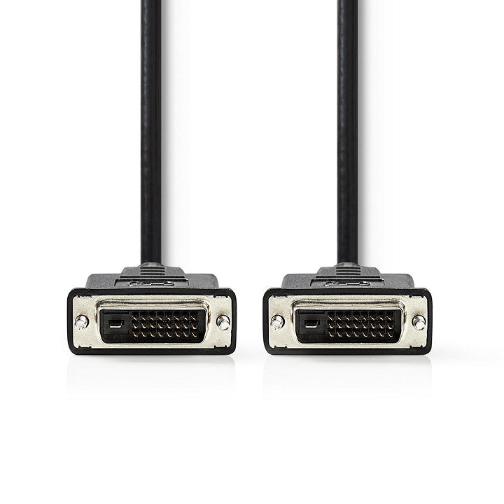 Cablu DVI-D 24+1-Pin tata - DVI-D 24+1-Pin tata 3m negru Nedis