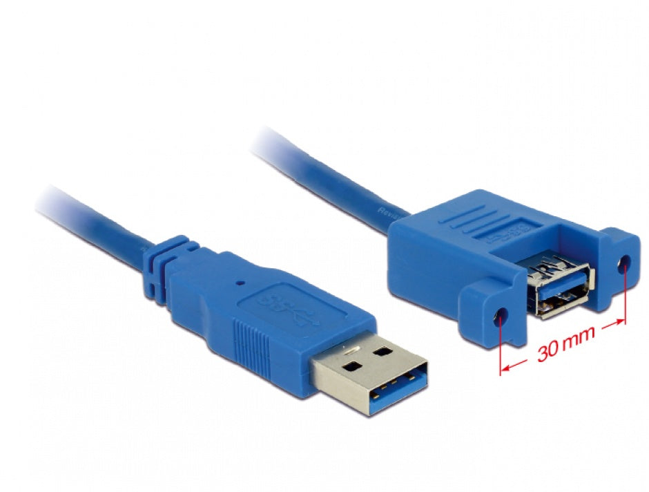 Cablu extensie USB3.0 Tata-Mama 1m pentru panou