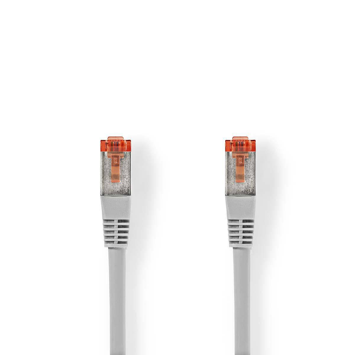 Cablu FTP CAT6 patch cord 2m gri RJ45-RJ45 Nedis