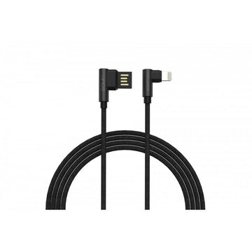 Cablu Golf Pudding iPhone 48I 1m 2.4A negru