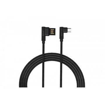 Cablu Golf Pudding Micro USB 48M 1m 2.4A negru