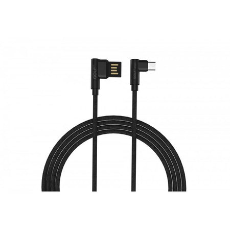 Cablu Golf Pudding Micro USB 48M 1m 2.4A negru