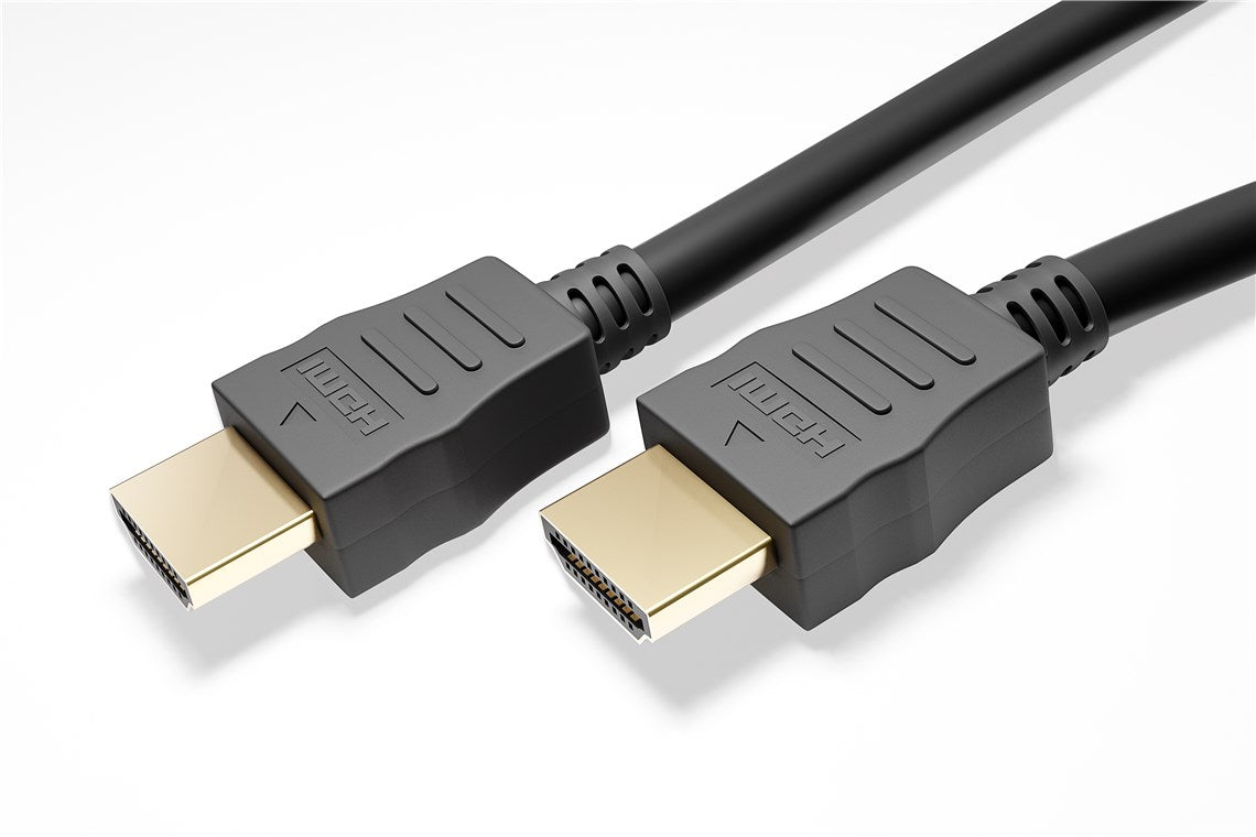 Cablu HDMI 2.0LC tata-tata 0.5m cu Ethernet 4K60Hz ARC negru Goobay 60619