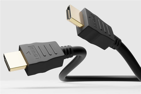 Cablu HDMI 2.0LC tata-tata 0.5m cu Ethernet 4K60Hz ARC negru Goobay 60619