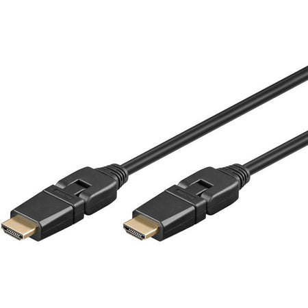 Cablu HDMI 360 5m v1.4 Ethernet 3D 4K UltraHD 2160p 30Hz Goobay