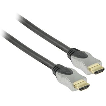 Cablu HDMI - HDMI 2m aurit v1.4 High Speed cu Ethernet HQ